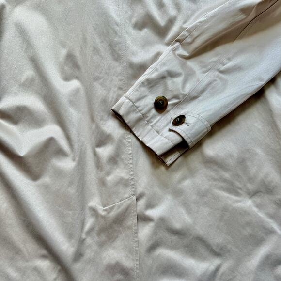 Calvin Klein Women’s Beige Trench Coat Size 8 | Detachable Hood | Lined - Picture 4 of 7